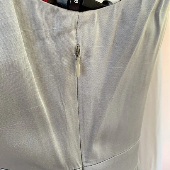 REVIEW dove grey bow cocktail dress - Picture 10 of 14